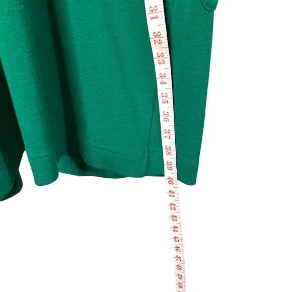 PORTS INTERNATIONAL Vintage 100% Pure Virgin Wool Long Line Open Front Cardi L - Picture 6 of 10